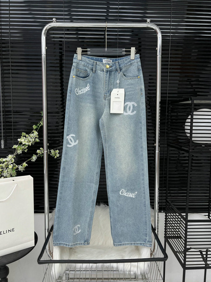 Chanel Patch Jeans