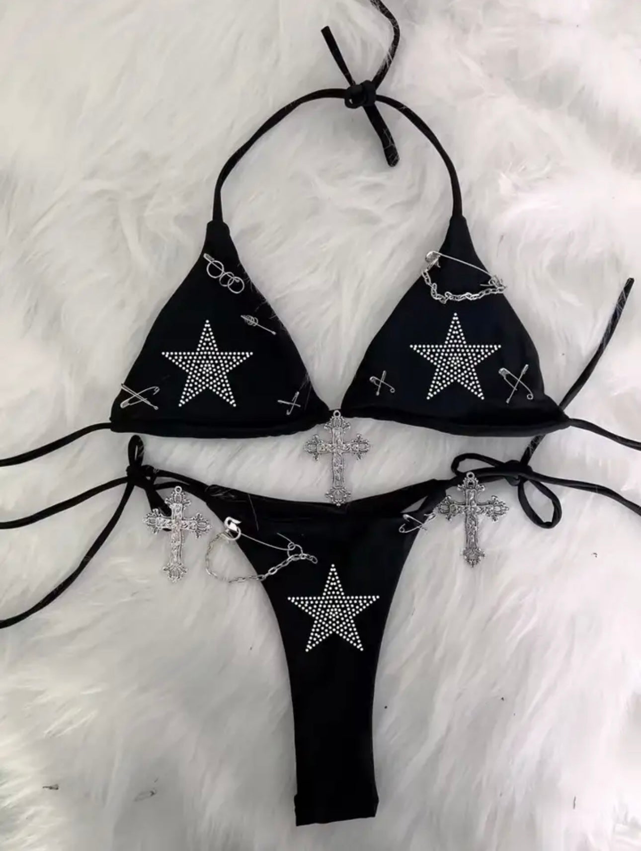 Rhinestone Bikini - Star