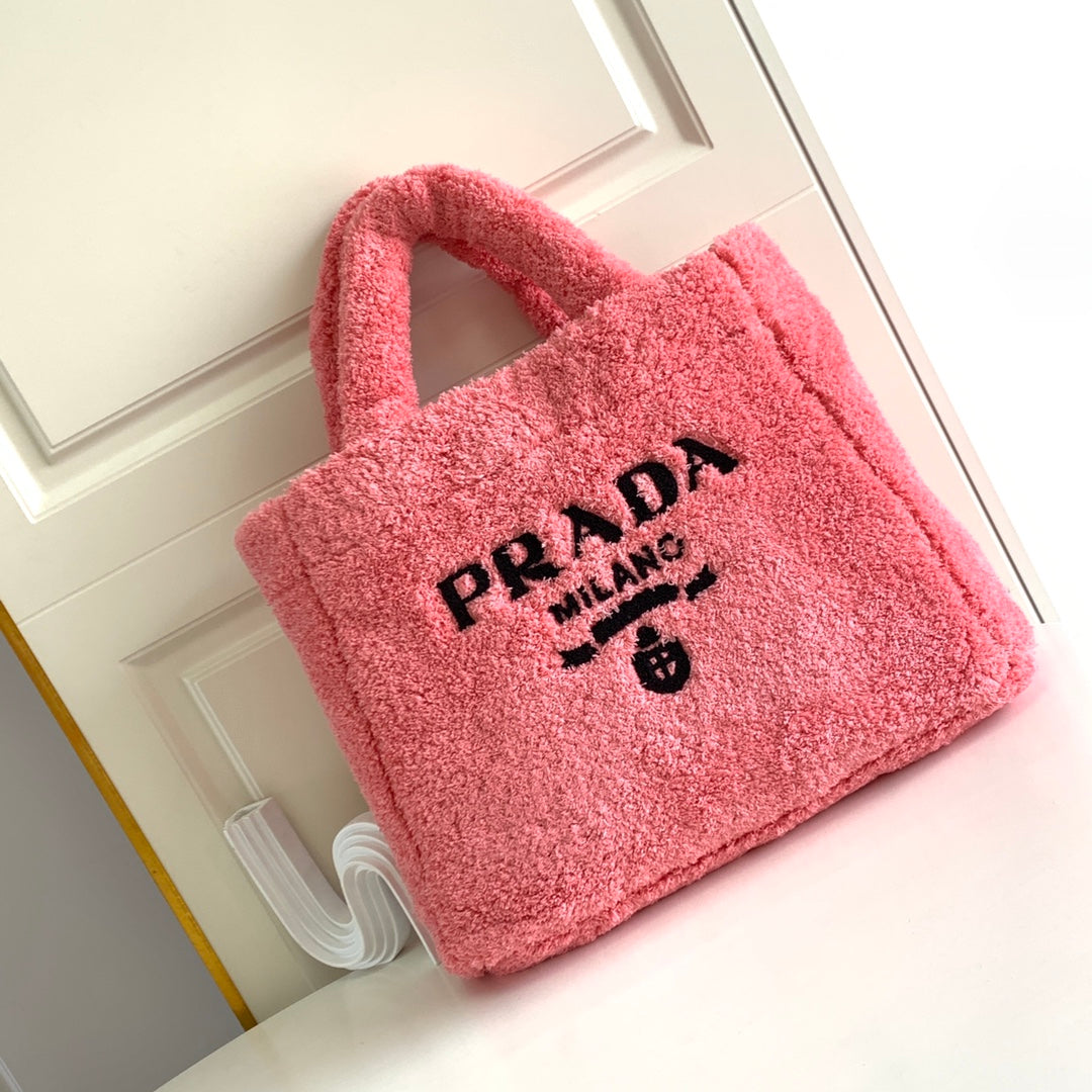 Fur Prada Tote - Pink