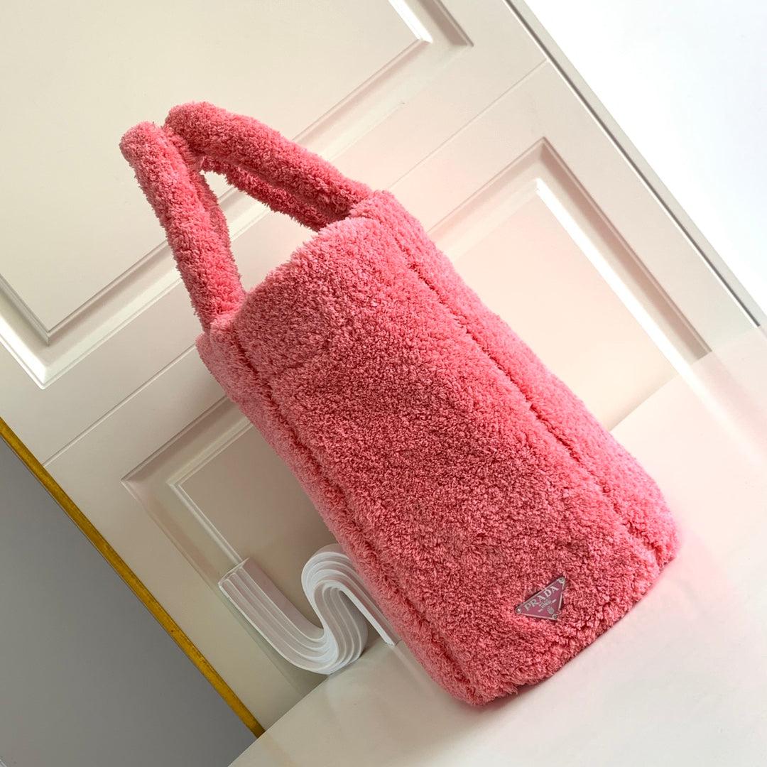 Fur Prada Tote - Pink