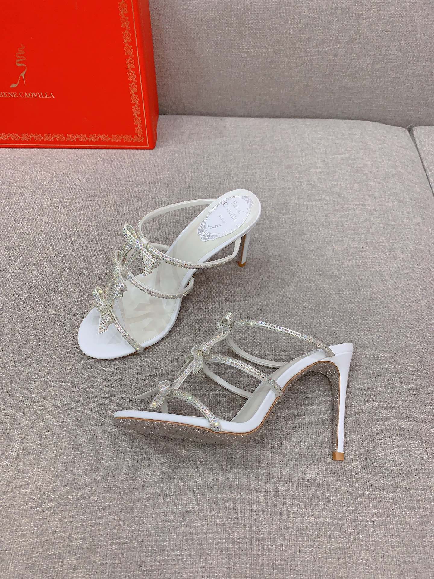 Rene Caovilla Bow Heels