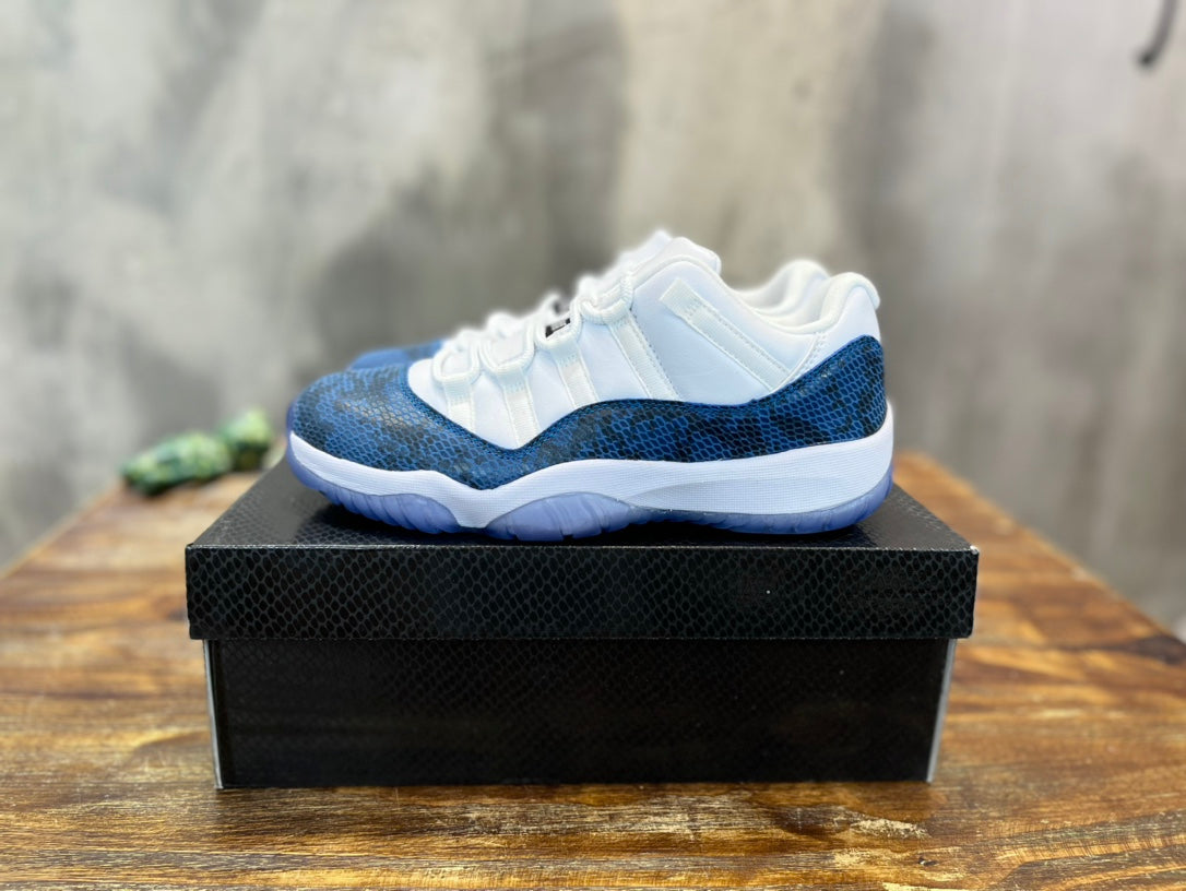 AJ 11 - Navy Snakeskin
