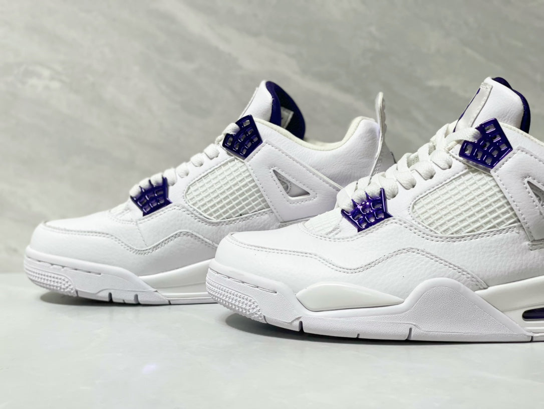 AJ 4 - Purple Metallic