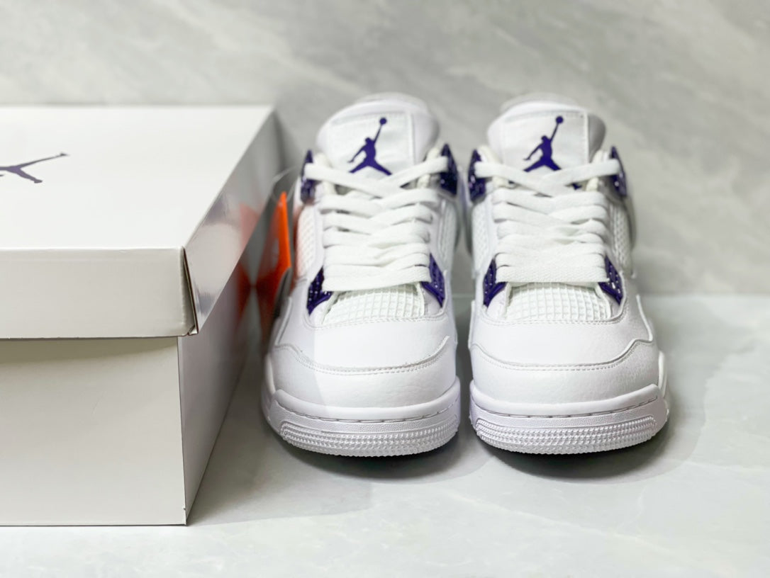 AJ 4 - Purple Metallic