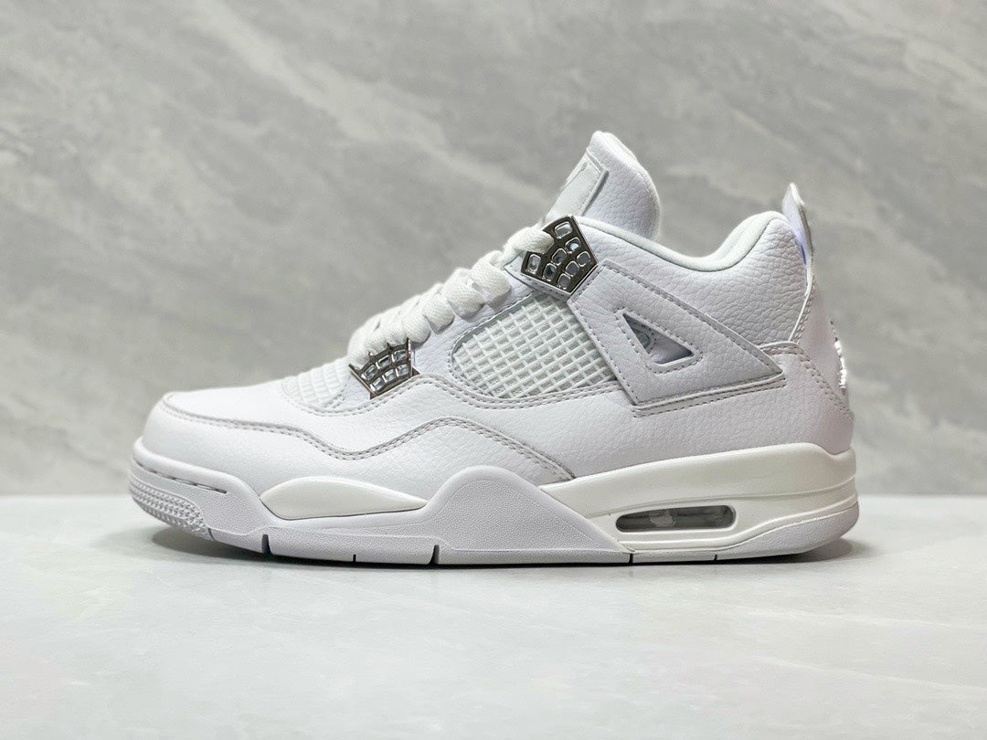 AJ 4 - Silver Metallic