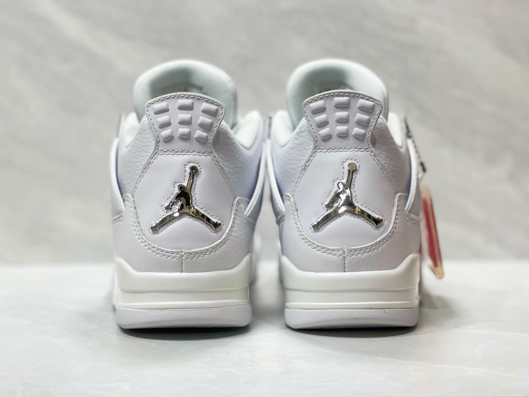 AJ 4 - Silver Metallic