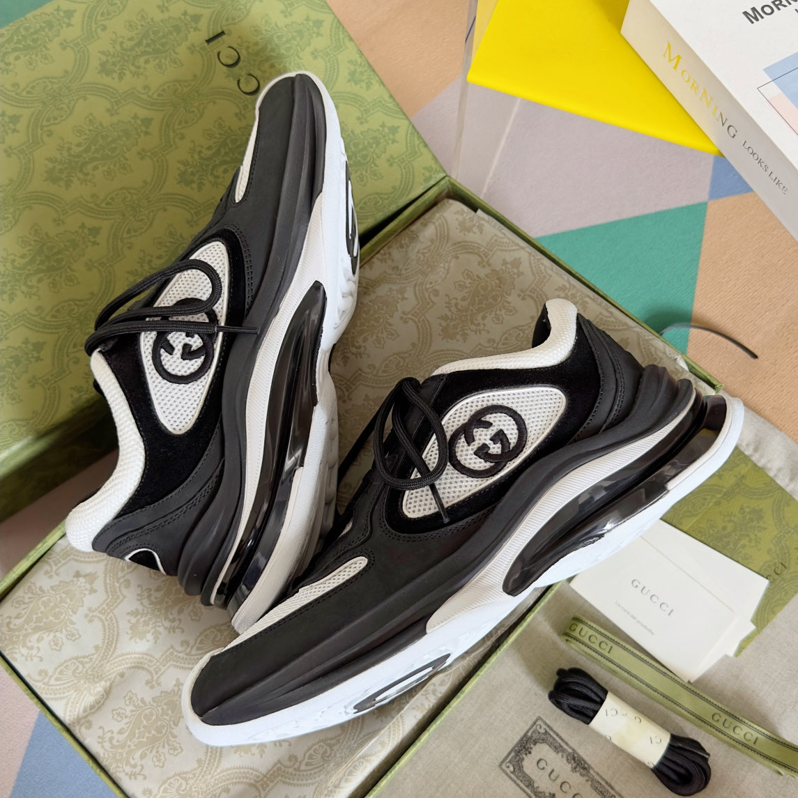 GG Run Sneakers - Black