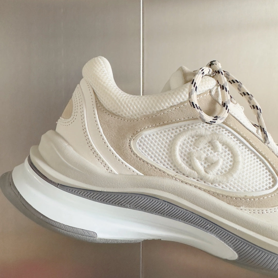 GG Run Sneaker - White