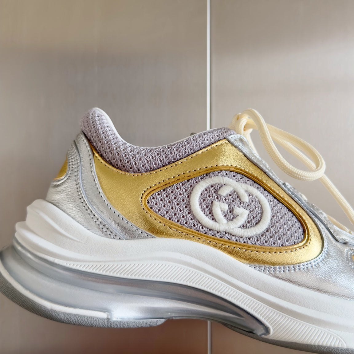 GG Run Sneakers - Silver