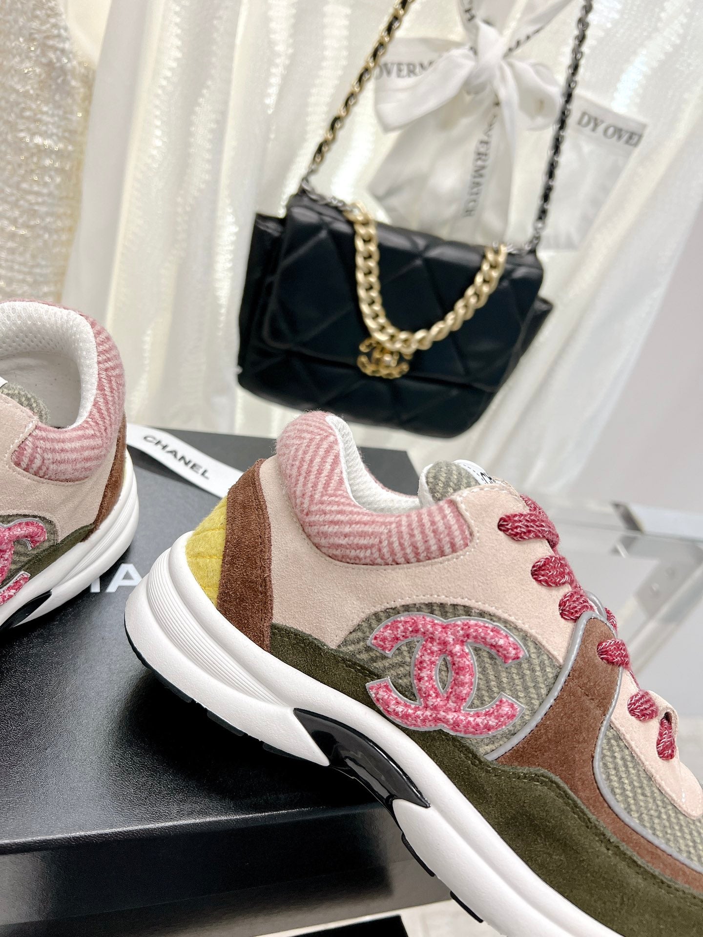 Tweed CC Sneakers - Green