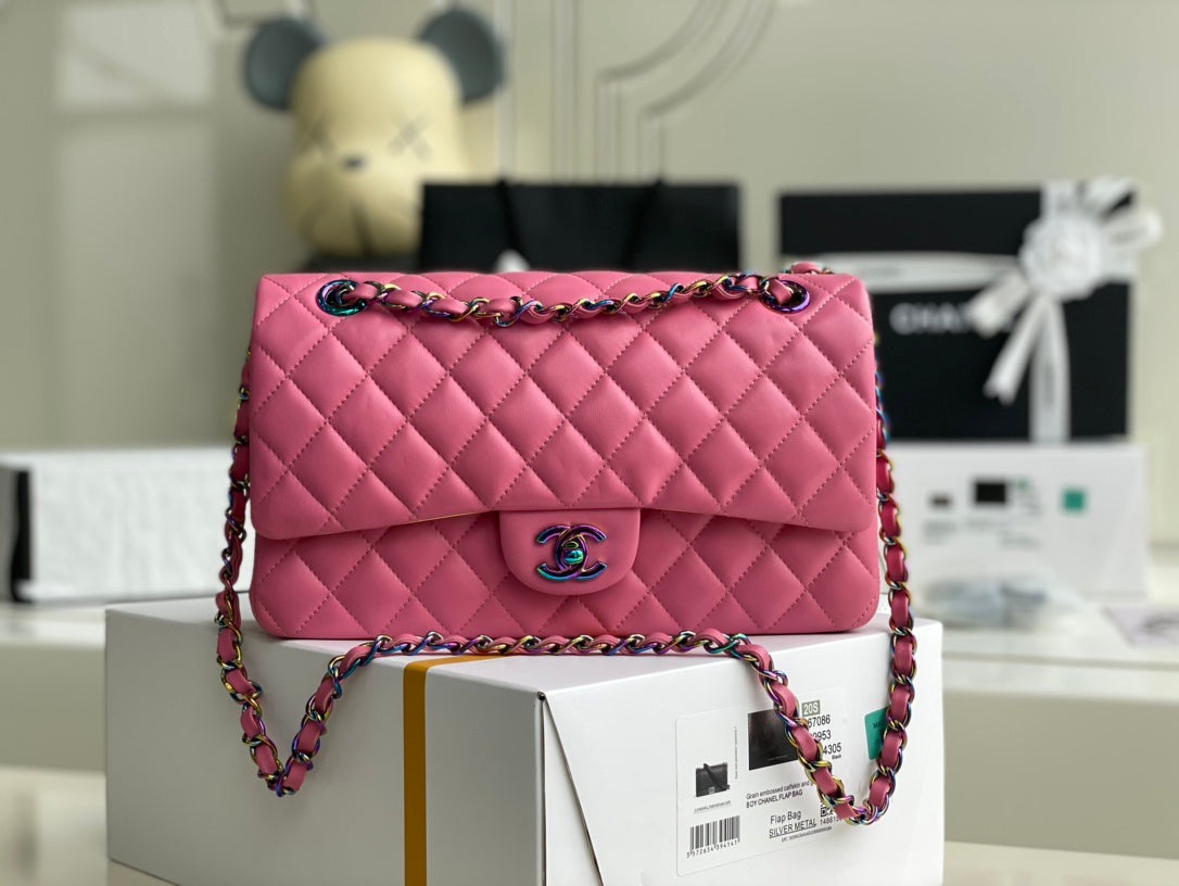 Iridescent CC Flap Bag