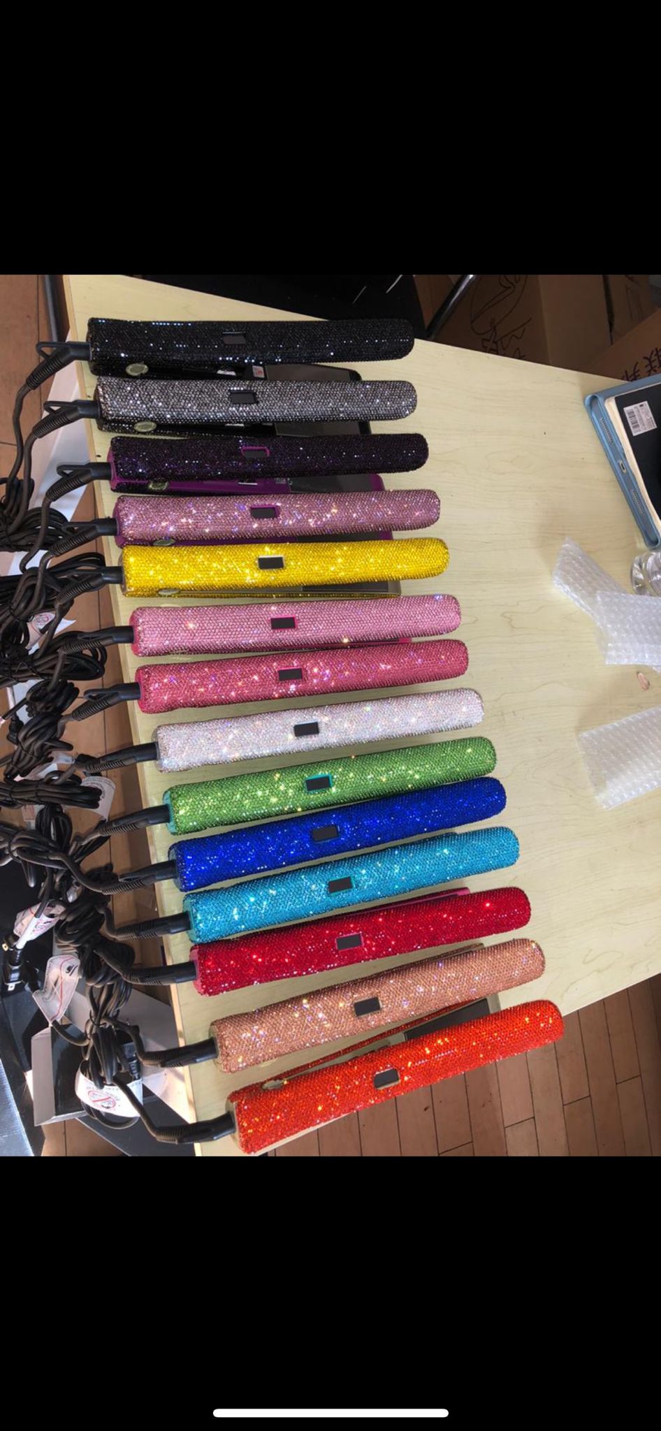 Rhinestone Flat Iron