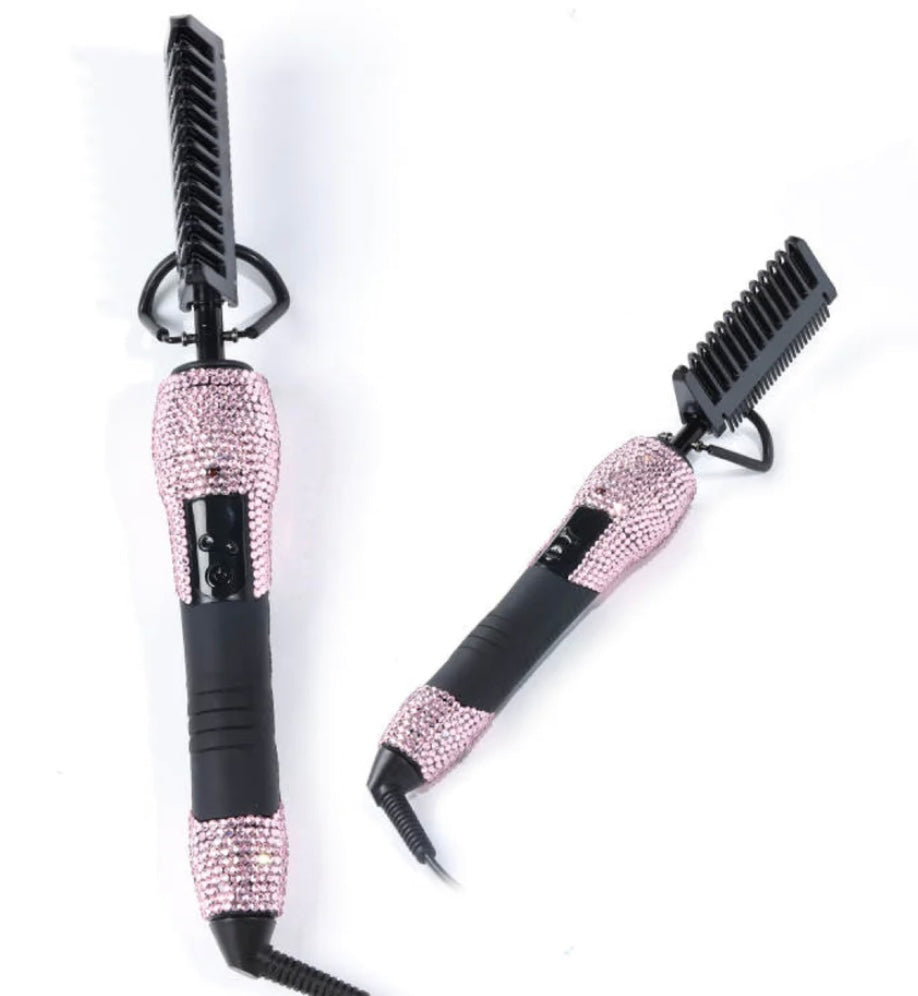 Rhinestone hot comb