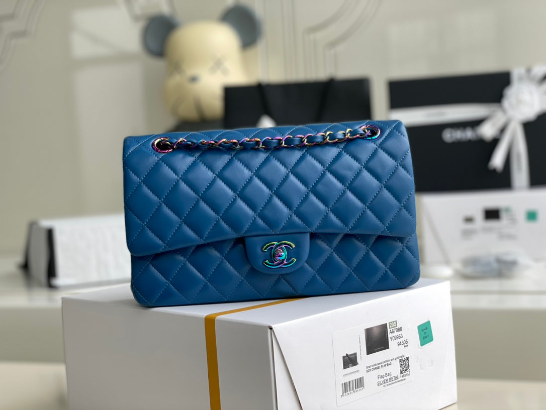 Iridescent CC Flap Bag
