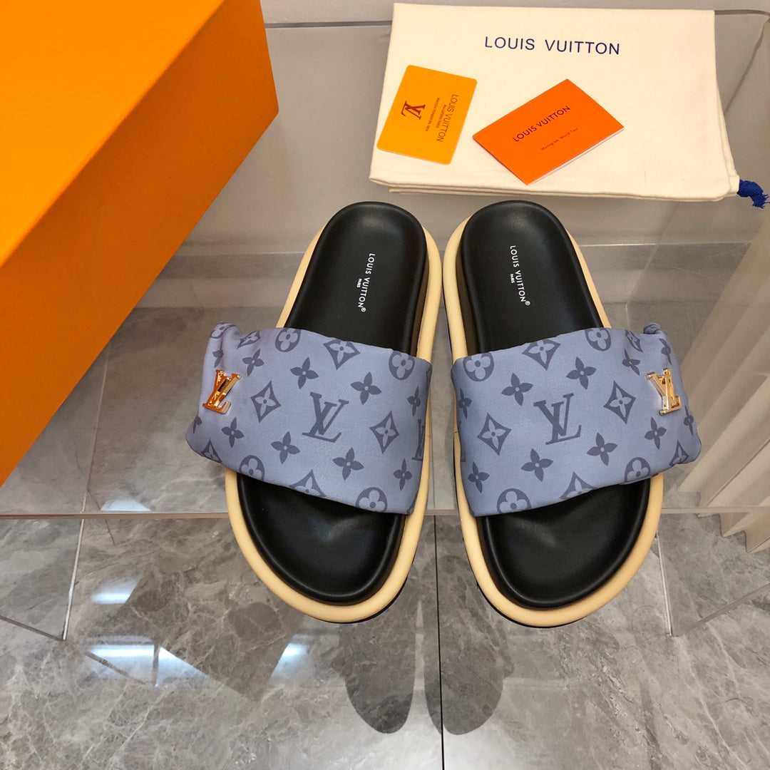 Classic LV Puff Slides