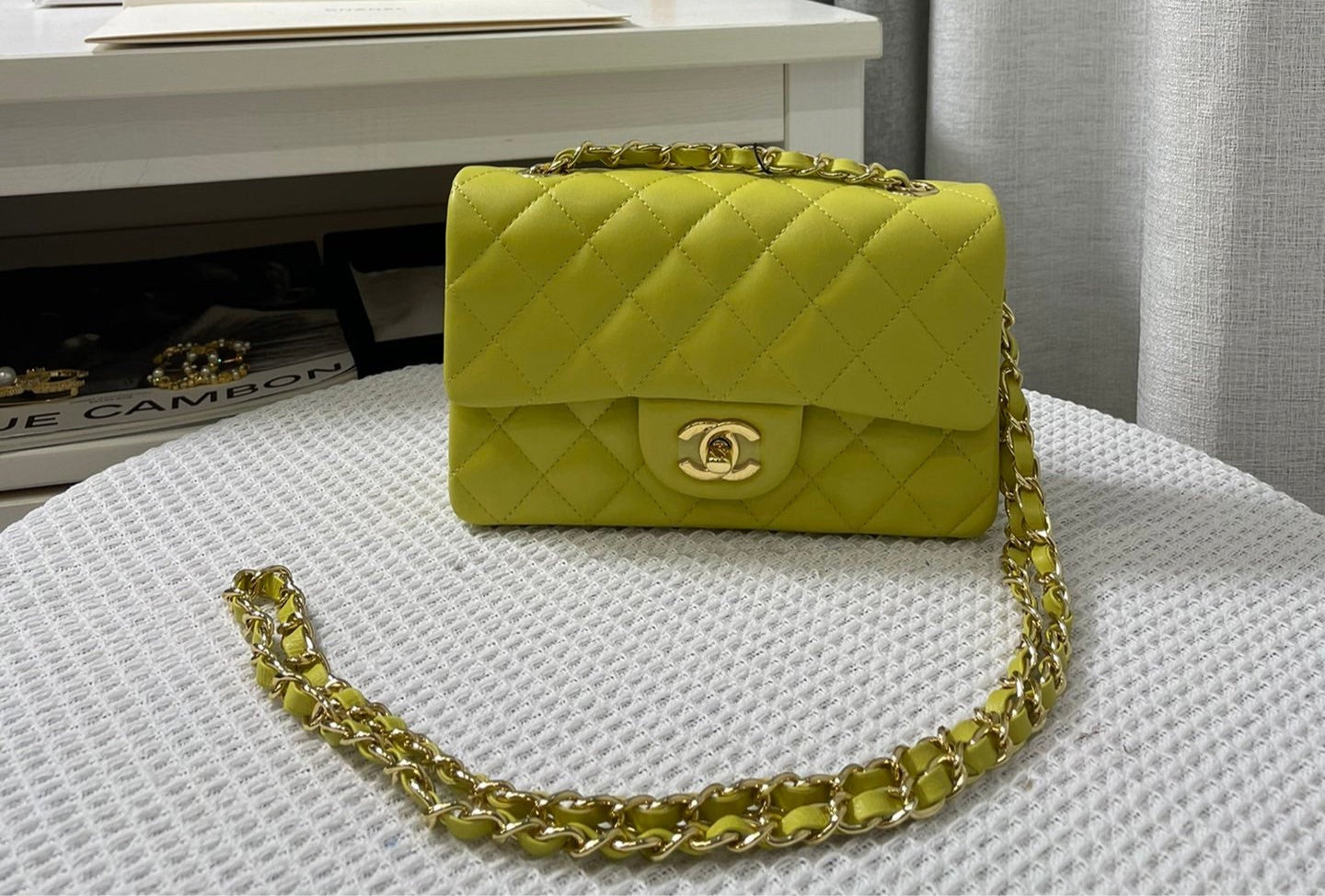 Mini CC Flap Crossbody - Limeade