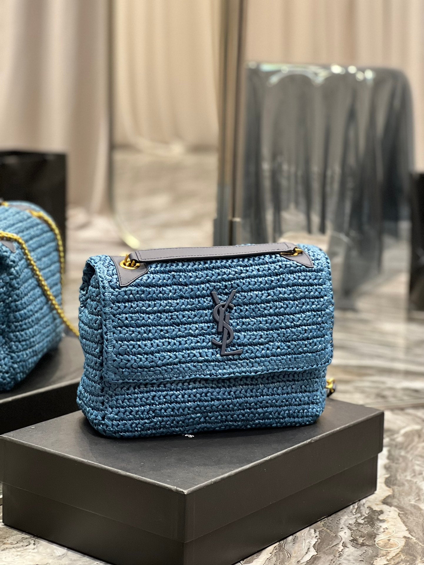 YSL Crochet - Blue
