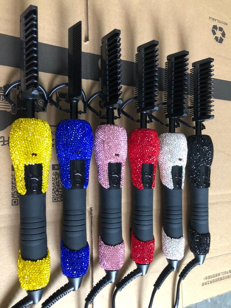 Rhinestone hot comb
