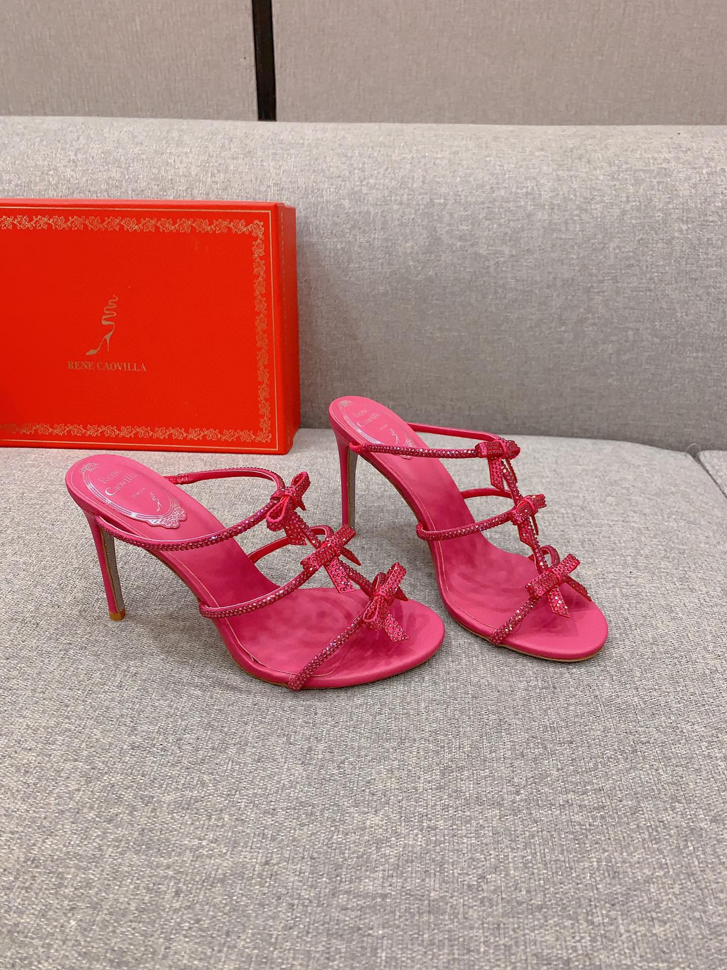 Rene Caovilla Bow Heels