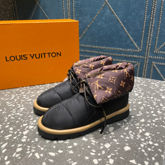 LV Puff Boots - Black