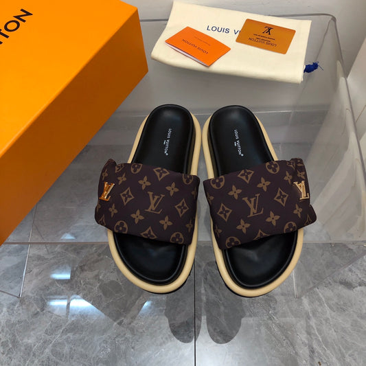 Classic LV Puff Slides