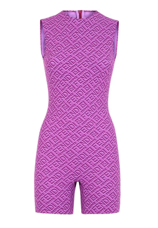 Fendi x Skims bodysuit- Purple